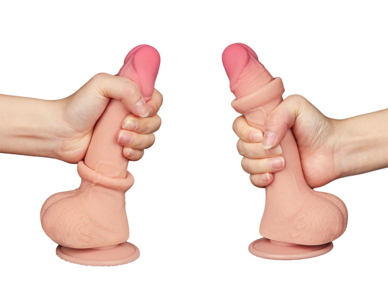Cu Giả Lovetoy Sliding Skin Dong 7.0 Silicon Mềm Như Da Thật